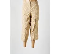 stehmann pantalons femme de couleur beige 52