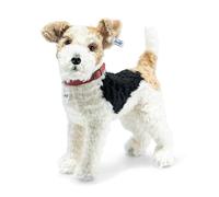 Steiff - 031717 - Peluche - Foxy - Fox Terrier - Debout - Import Allemagne