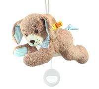 Steiff - 239700 - Doudou - Chien Bonne Nuit avec Boîte À Musique - Bleu