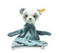 Steiff - 242366 - GOTS panda Paco doudou - aqua splash