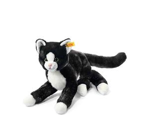 Steiff - 99366 - Peluche - Chat-pantin Mimmi - Noir/Blanc