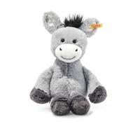 Steiff Donkey Margarete Soft Cuddly Friends bourrique Dinkie, 073748, Gris/Bleu, 30 cm