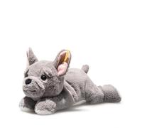 Steiff Brie Bouledogue français 24 cm, Doudou en Peluche Douce, avec granulés, couché, Lavable en Machine