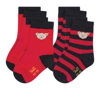 Steiff Collection Chaussettes rouge / noir, Taille 27-30