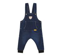 Steiff Collection Salopette écru / indigo / cappuccino, Taille 74