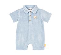 Steiff Combinaison pour bébé en chambray bleu taille 74 idéale pour un usage quotidien - Doux et confortable - Lavable en machine