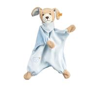 Steiff Doudou Chien Bonne Nuit, Adorable Compagnon, Garçons, Filles et bébés dès 0 Mois, 24 cm, Bleu Clair, 239694