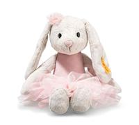 Steiff Hoppie - Lapin de Ballet - 30 cm - Peluche avec Oreilles Tombantes - Peluche Moelleuse en Tenue de Ballet - pour Filles et garçons - Lavable en Machine