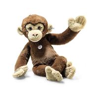 Steiff Jocko Peluche chimpanzé Marron 70 cm Teddies for Tomorrow AFFE, Peluche Moelleuse, pour Jouer et se blottir, Lavable en Machine
