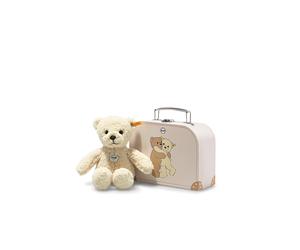 STEIFF Mila Teddybär dans une valise crème
