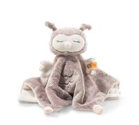 Steiff Ollie Doudou Chouette Rose et crème 26 cm Doudou pour bébé Doux et Lavable