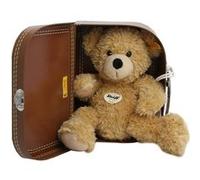 Steiff Ours en peluche Fynn dans une valise beige 28 cm