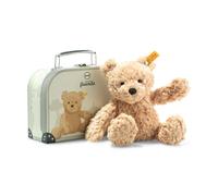 Steiff Ours Teddy Jimmy dans sa Valise, Adorable Peluche avec Yeux en Plastique, Enfants, Garçons et Filles, Friends, 25 cm, Marron Clair, 113918