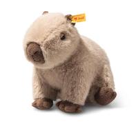 Steiff Peluche Chip Le Capybara, Adorable Compagnon avec Yeux en Plastique, Enfants, garçons et Filles, Friends, 23 cm, Beige, 075834