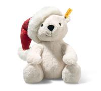 Steiff Peluche Cosy Christmas Rico l'ours Polaire, Adorable Peluche avec Yeux en Plastique, Enfants, Filles et garçons, Friends, 25 cm, Blanc, 065231