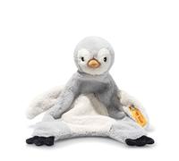 Steiff Peluche Lio Le Pingouin Doudou, Adorable Compagnon, Garçons, Filles et bébés dès 0 Mois, Friends, 26 cm, Gris Clair, 242823