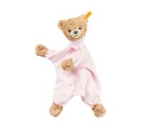 Steiff Peluche Ours Dors Bien Doudou, Adorable Compagnon, Garçons, Filles et bébés dès 0 Mois, 30 cm, Rose, 239533
