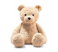 Steiff Peluche Ours Teddy Jimmy, Adorable peluche avec yeux en plastique, Enfants, Garçons et filles, Peluche 55 cm, Marron clair, 067181