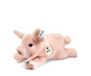 Steiff Peluche Sissi Le Petit Cochon, Adorable Compagnon avec Yeux en Plastique, Enfants, garçons et Filles, 22 cm, Rose, 280016