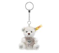 Steiff Porte-clés Mini ours en peluche - Mohair gris - 8 cm - 039560