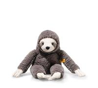 Steiff Sanny - Paresseux - Sloth - Doudou Doux - en Peluche Douce - pour Filles et garçons - Lavable en Machine - 35 cm - Gris foncé