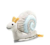 Steiff Snailly Escargot Soft Cuddly Friends, Doudou Escargot en Peluche Moelleuse pour Jouer et câliner, en Peluche Douce pour Une Peau Douce de bébé, Lavable en Machine