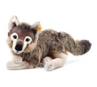 Steiff - 69284 - Peluche - Loup-pantin Snorry - Gris/Brun, 40 cm