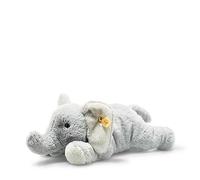 Steiff Soft Cuddly Friends éléphant Elna - 064074 - Gris Clair - 28 cm