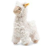 Steiff Peluche Soft Cuddly Friends Lama Leandro 069444 19 cm Blanc