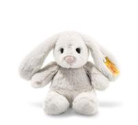 Steiff Soft Cuddly Friends Lapin Hoppie - 080463 - Gris Clair - 18 cm