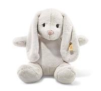 Steiff Soft Cuddly Friends Lapin Hoppie - 080487 - Gris Clair - 38 cm