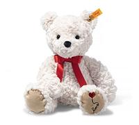 Steiff Ours en peluche Teddy Jimmy – Soft Cuddly Friends – 113833 – Blanc 30 cm