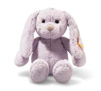 Steiff Tilda Soft Cuddly Friends, lapin en peluche, violet, avec oreilles tombantes, peluche moelleuse, à câliner et à jouer, pour filles et garçons, lavable en machine