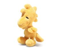 Steiff Woodstock - Snoppy & Friends - Peluche Jaune - Yeux brodés - Bec Fin - Lavable en Machine - 18 cm