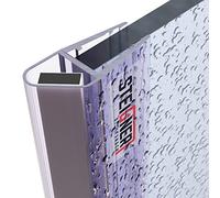 STEIGNER Joint de douche pour paroi en verre, 201cm, vitre 3,5/4/5mm, joint d’étanchéité magnétique PVC, UKM03, 1 pièce