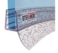 STEIGNER Joint de Douche pour paroi en Verre, 90cm, vitre 6/7/8mm, Joint d'étanchéité PVC courbé pour Les cabines de Douche arrondies, UK12