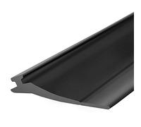 STEIGNER Joint d'Étanchéité pour Porte de Garage Noir, 52x2 mm, SBD03, 5 m