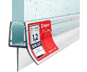 STEIGNER Joint porte de douche UK03 70 cm (1 pc.) transparent - Joint vertical pour douche à accès d'angle ou pentagonale avec porte 6-8 mm - Matériau durable, Finition esthétique, Installation facile