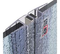 STEIGNER Joints de douche magnétiques SET, 160 cm, vitre 3,5/4/5mm, joints d'étanchéité aimantés 180* pour portes de douche, UKM01, 2 pièces