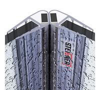 STEIGNER Joints de douche magnétiques SET, 190 cm, vitre 6/7/8mm, joints d'étanchéité aimantés 90* pour portes de douche, UKM04, 2 pièces