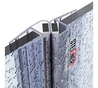 STEIGNER Joints de douche magnétiques SET, 201 cm, vitre 6/7/8mm, joints d'étanchéité aimantés 180* pour portes de douche, UKM04, 2 pièces