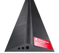 STEIGNER Seuil de garage 3m en EPDM noir 14mm x 78mm SGD01 - Joint porte garage isolant pour différents types de portes - Seuil tempête, anti-courant d’air, isolation thermique, barrière d’eau