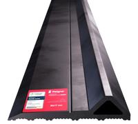 STEIGNER Seuil de garage 3m en EPDM noir 17mm x 80mm SGD04 - Joint isolant pour portes de garage compatible avec Hörmann - Seuil tempête, anti-courant d’air, isolation thermique, barrière d’eau