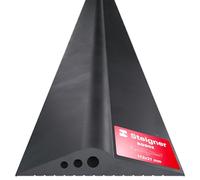 STEIGNER Seuil de garage 3m en EPDM noir 20mm x 112mm SGD02 - Joint porte garage isolant pour différents types de portes - Seuil tempête, anti-courant d’air, isolation thermique, barrière d’eau