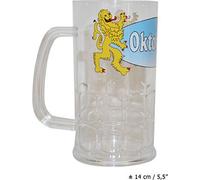 Stein à bière transparent ca. 14cm plastique