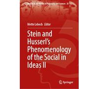 Stein and Husserl’s Phenomenology of the Social in Ideas II