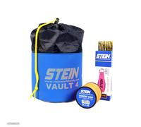 Stein Kit de lanceur professionnel de luxe avec pochette de rangement Vault 4, lanceur orange 2,0 mm et poids de lancer 280 g