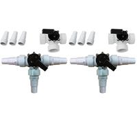 Steinbach 060025 Valve 3 Voies avec raccord 32/38 mm (Lot de 2)