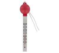 Steinbach 61310 Thermomètre Flottant à Embout Rouge en Forme de Boule Blanc