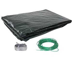 Steinbach Bâche d'hiver pour bac Rond 500 x 500 x 0.1 cm Vert